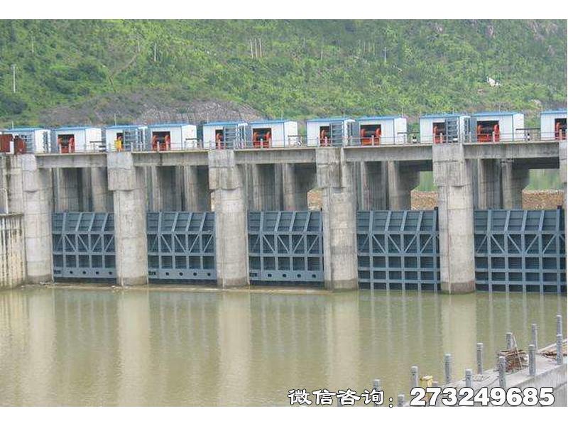 谷城县拦水大坝闸门