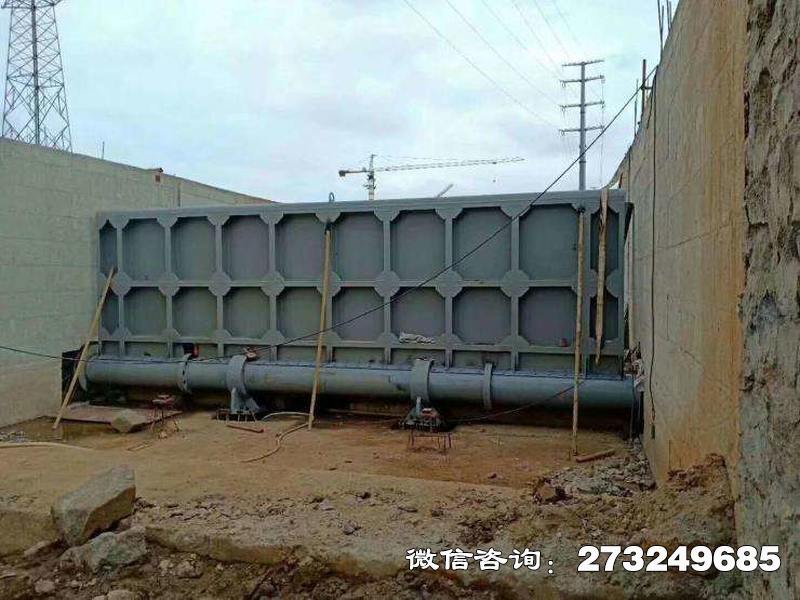 通河县液压翻板水闸门